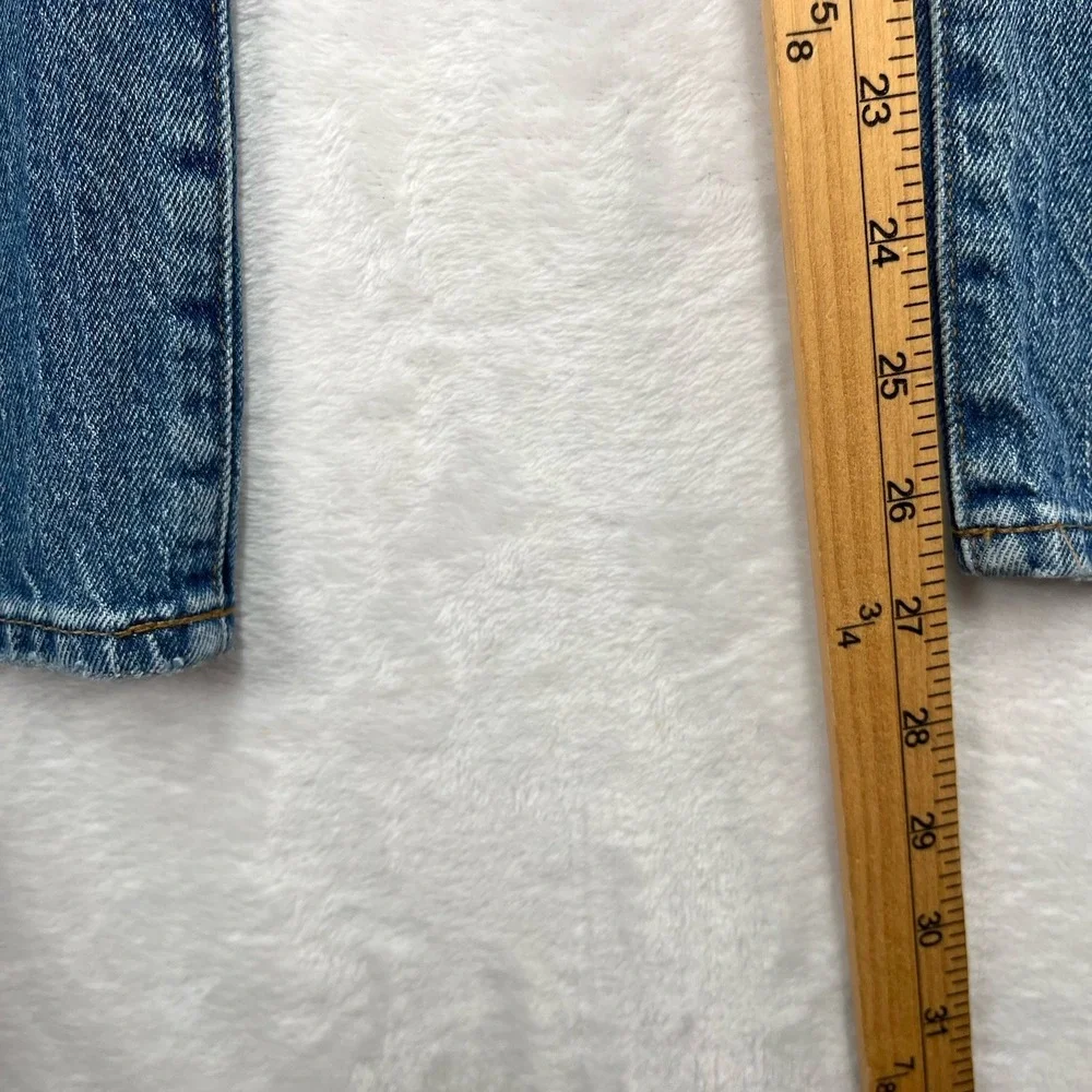 Madewell Mid-Rise Perfect Vintage Jean Womens 27 Medium Wash Casual Fall Winter